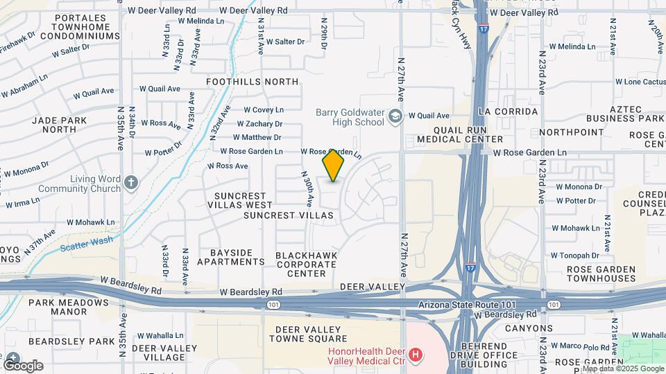 2908 W Potter Dr Map and Location Details