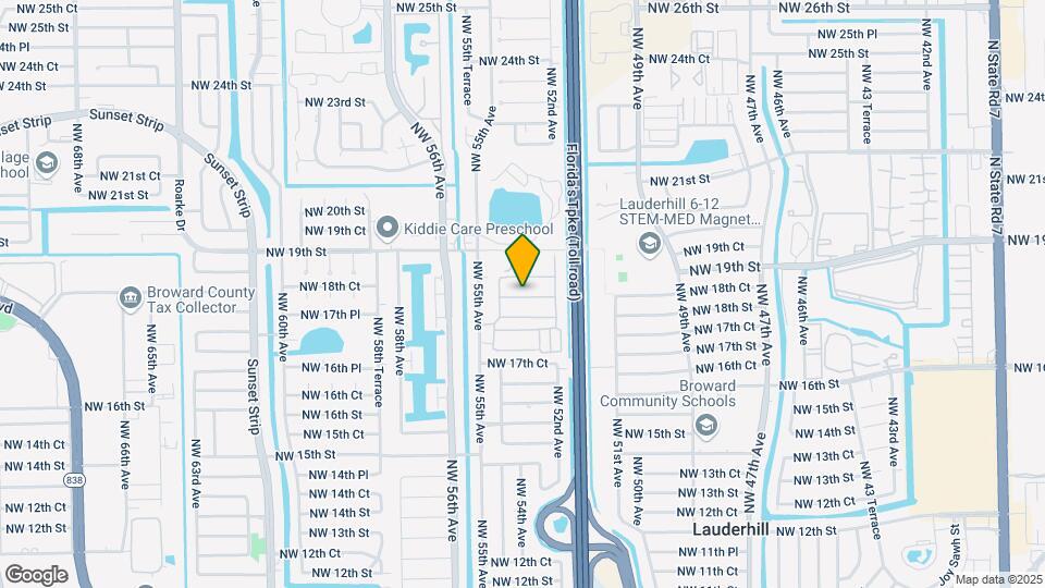 5319 NW 18th Ct Map and Location Details