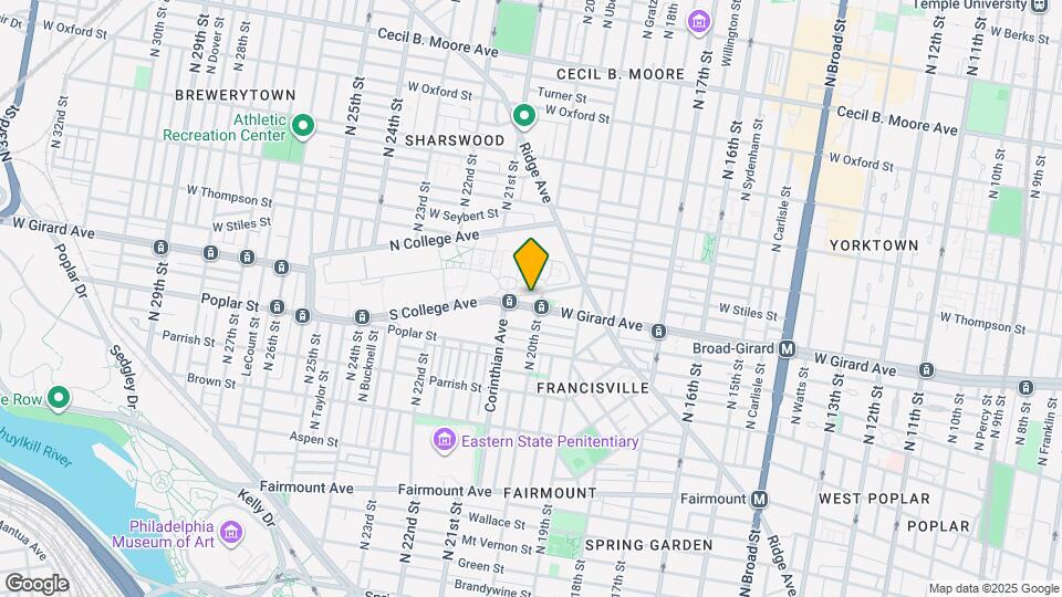 2008 S College Ave Map and Location Details