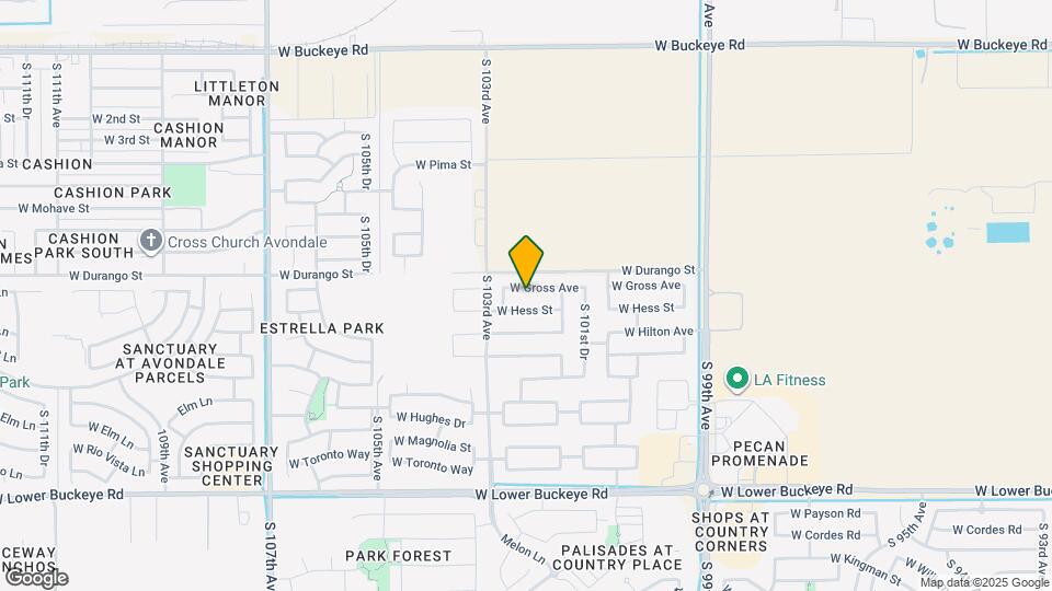 10223 W Gross Ave Mapa y Detalles de la Ubicación