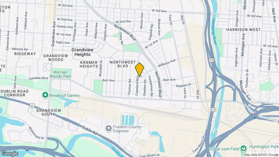 872-874-874 Copeland Rd Map and Location Details