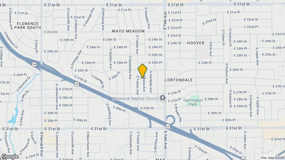 2634 S Urbana Ave Mapa y Detalles de la Ubicación