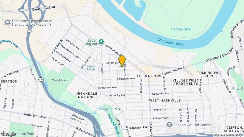 5402 Pennsylvania Ave Mapa y Detalles de la Ubicación