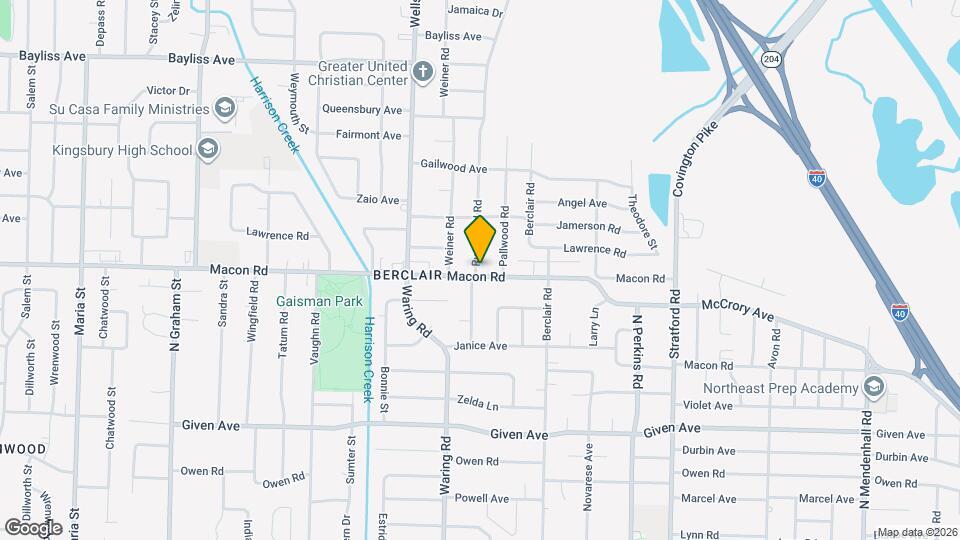 1130 Russwood Rd Map and Location Details