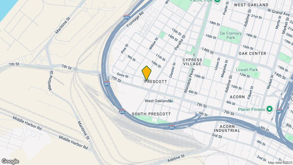 734 Campbell St Map and Location Details