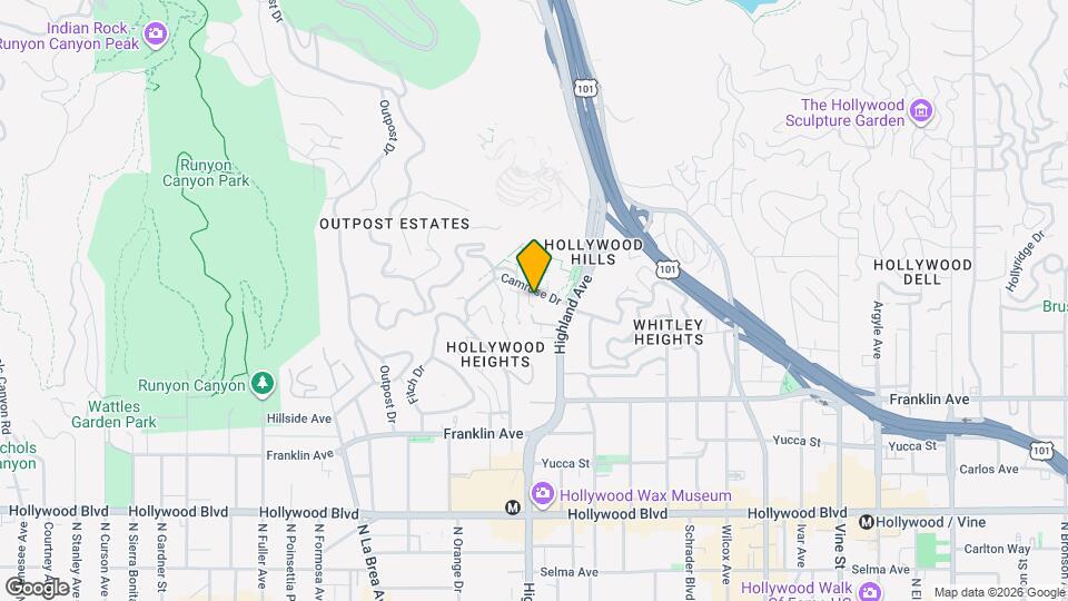 6832 Camrose Dr Map and Location Details