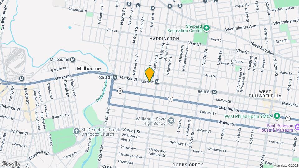 6028 Market St Map and Location Details