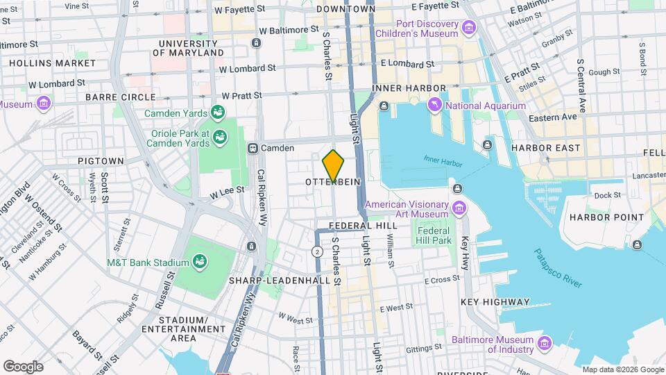 626 S Charles St Map and Location Details