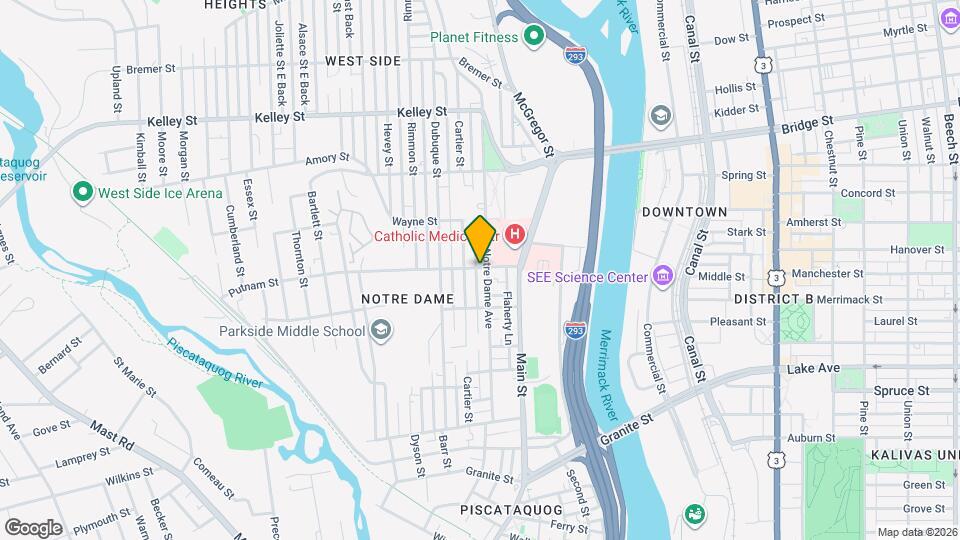 258 Notre Dame Ave, Unit 1 Mapa y Detalles de la Ubicación