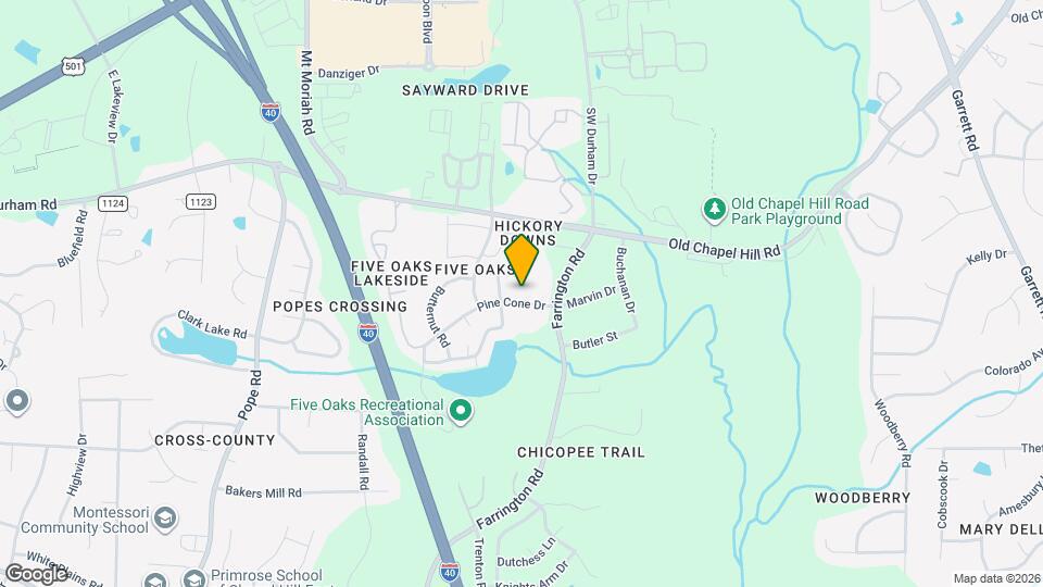 4916 Pine Cone Dr Map and Location Details