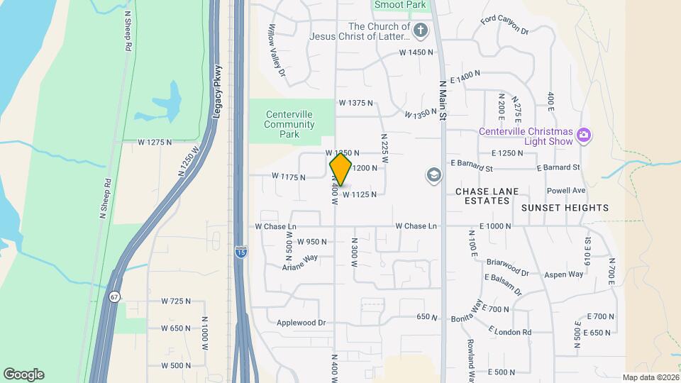 386 W 1125 N Map and Location Details