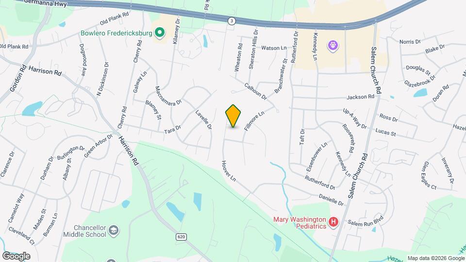 6002 Bush Ct Map and Location Details