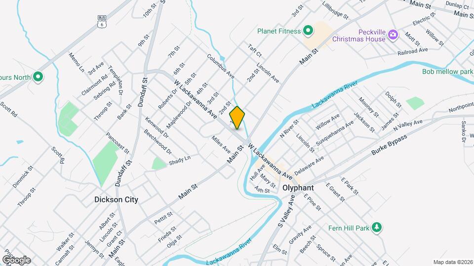 716 W Lackawanna Ave Map and Location Details