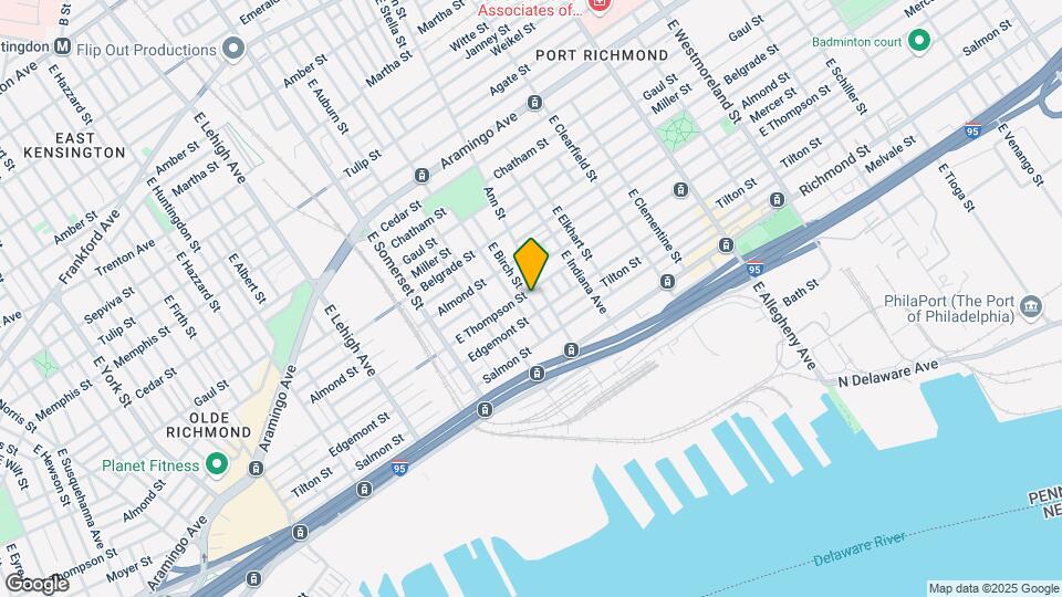 2939 E Thompson St Mapa y Detalles de la Ubicación
