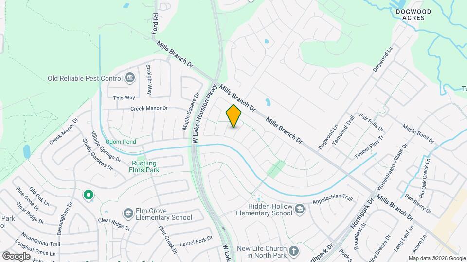 5211 High Glen Ct Map and Location Details