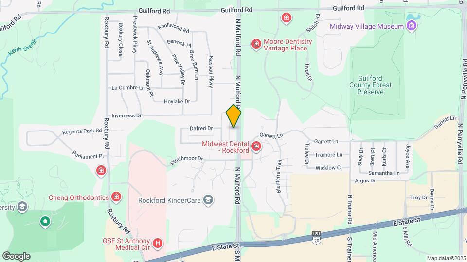 562 N Mulford Rd Map and Location Details