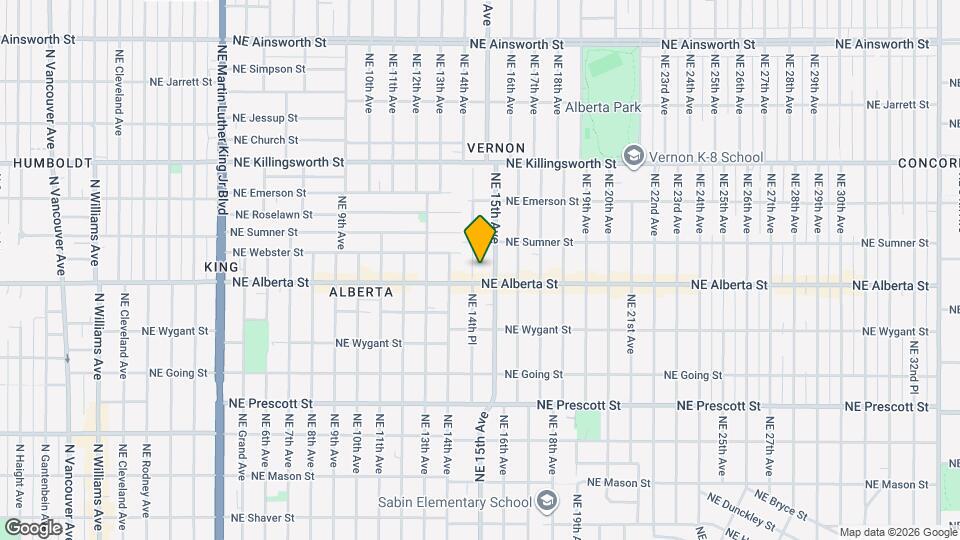 5024 NE 14th Pl Map and Location Details