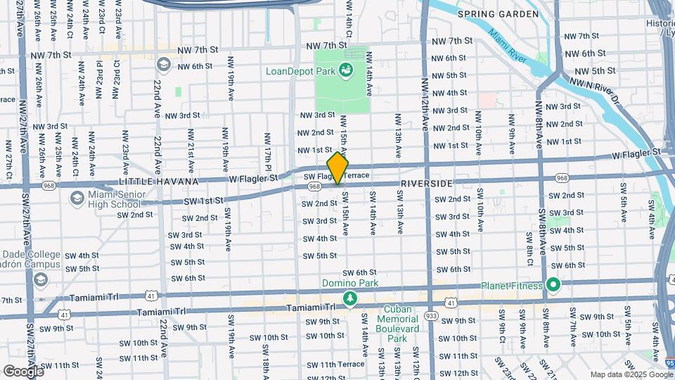 1520 SW 1st St Map and Location Details