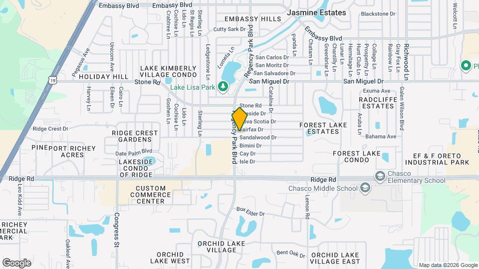 7125 Sandalwood Dr Map and Location Details