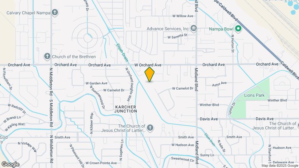 1427 W Roberts Pl Mapa y Detalles de la Ubicación