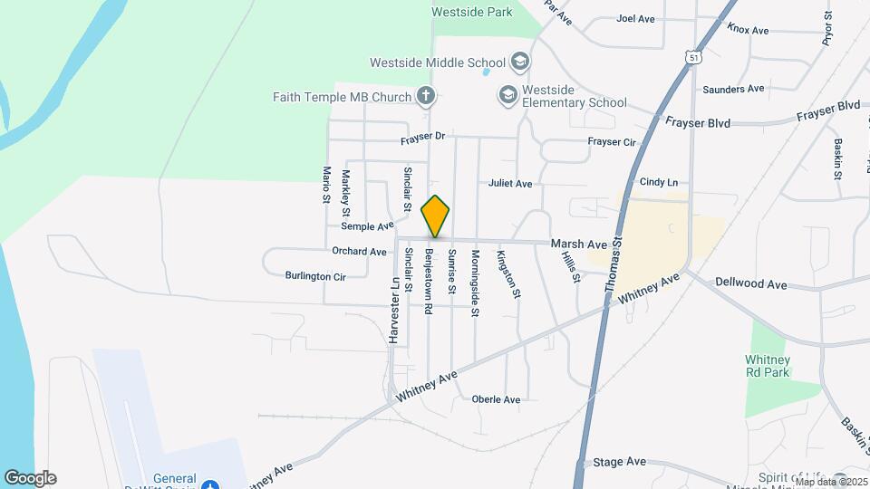 695 Marsh Ave Map and Location Details