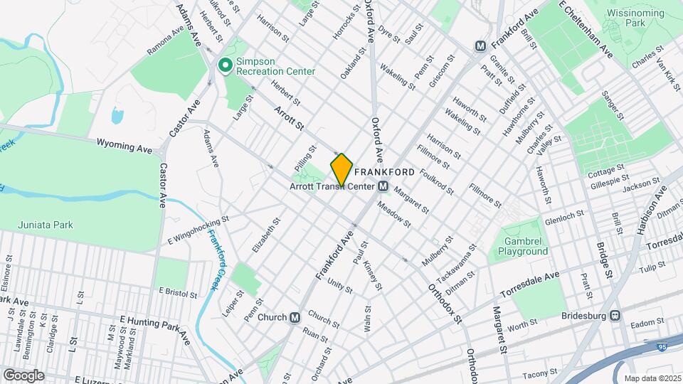 4633 Penn St Map and Location Details