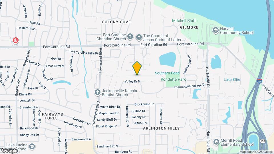 7360 Lawn Tennis Ln Map and Location Details