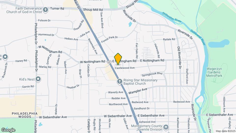 25 Castlewood Ave Map and Location Details