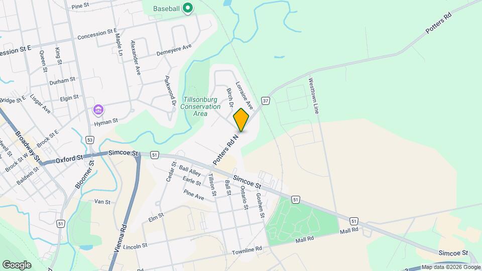 42 Potters Rd N Map and Location Details