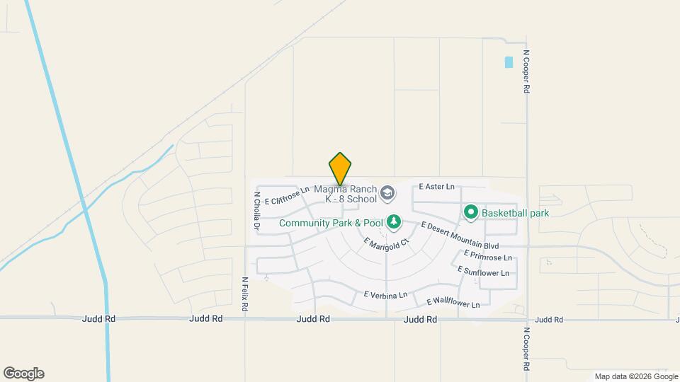10717 E Cliffrose Ln Map and Location Details