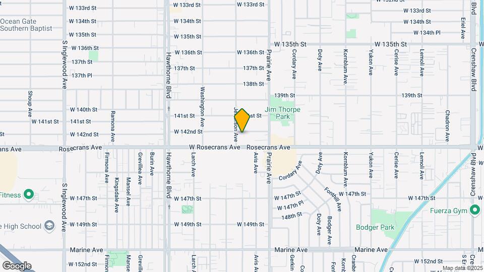 4086 W 142nd St Map and Location Details