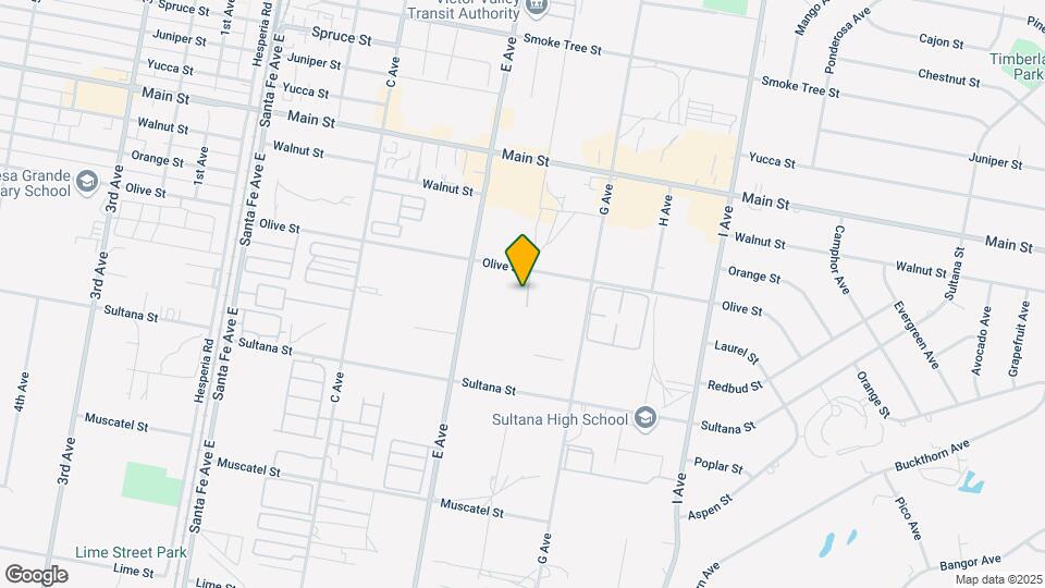 17011 Olive St Mapa y Detalles de la Ubicación