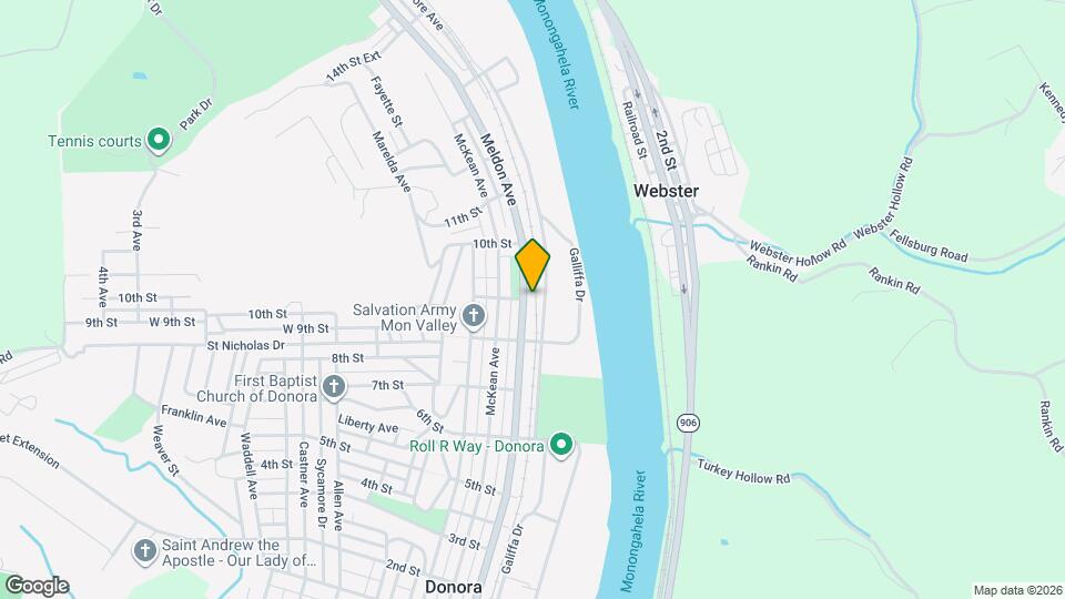 900 Meldon Ave Map and Location Details