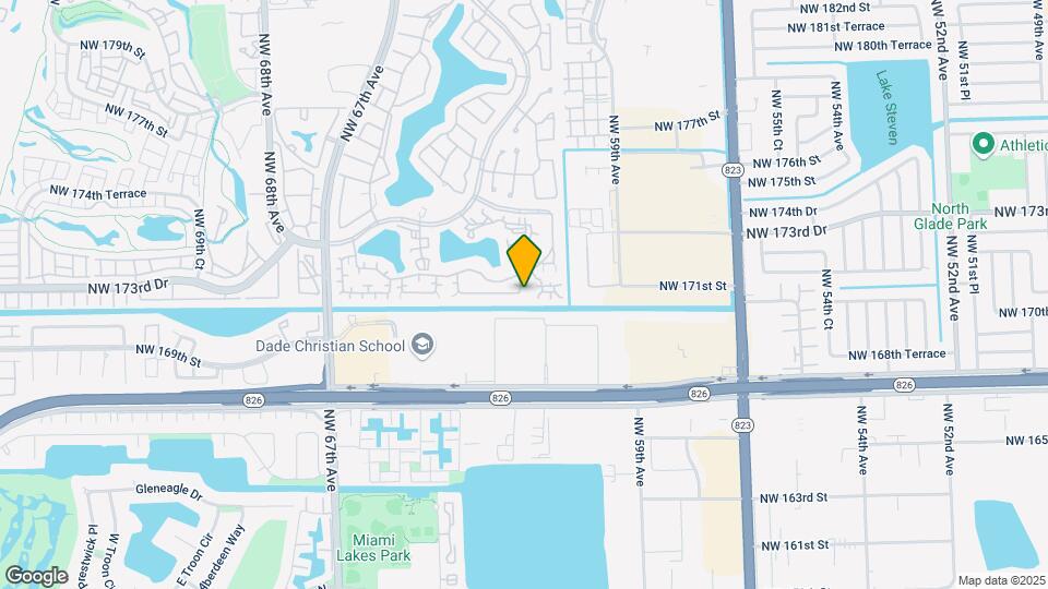 6178 NW 170th Terrace Map and Location Details