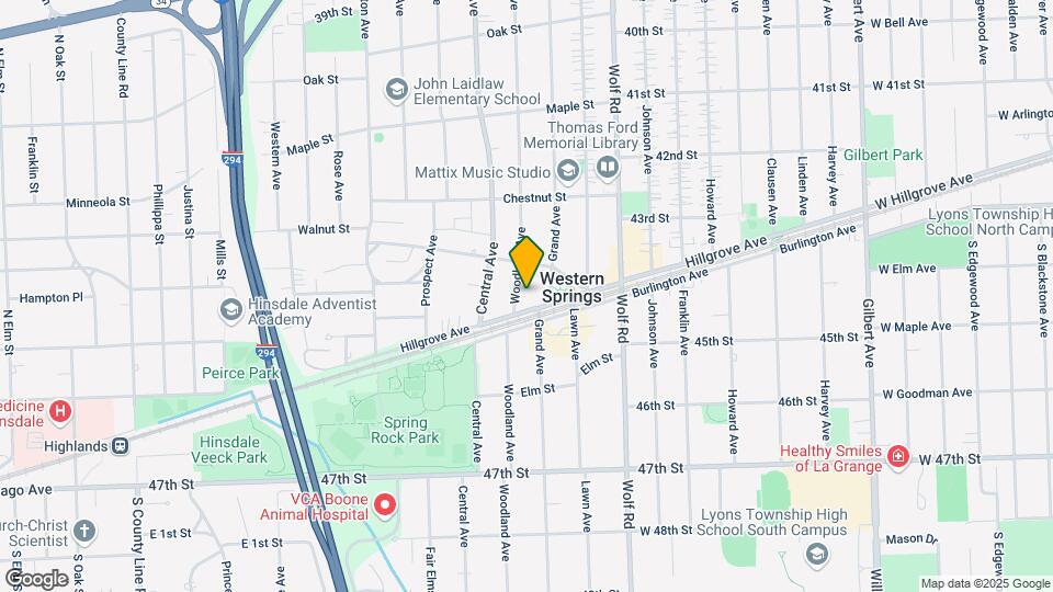 4381 Woodland Ave Map and Location Details