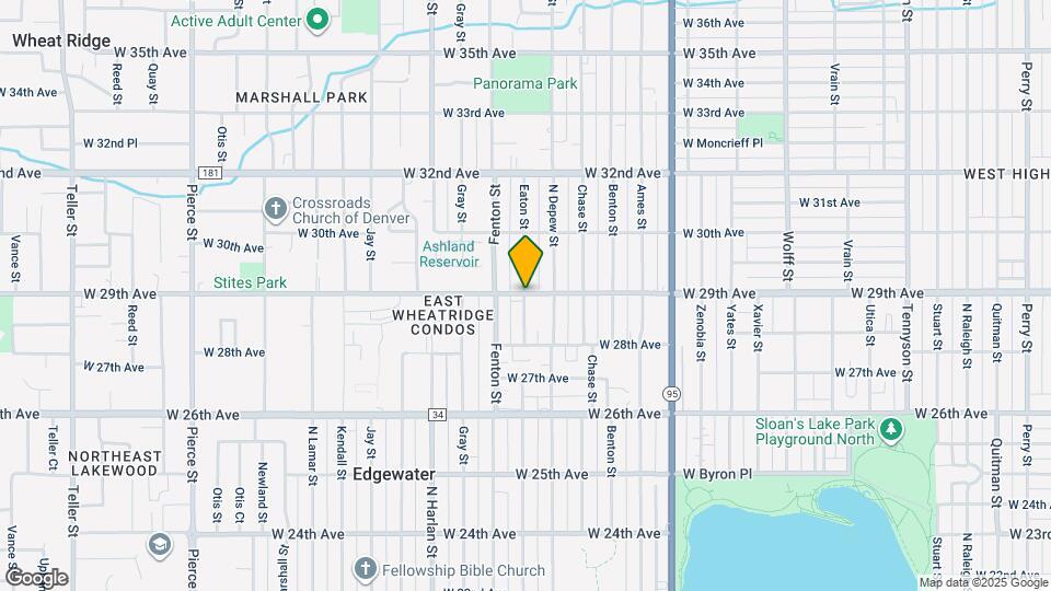 5704 W 29th Ave Map and Location Details