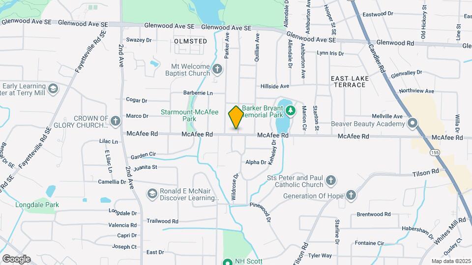 701 Daniel Ave Map and Location Details
