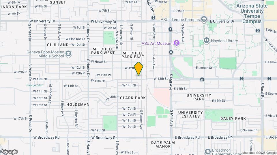 414 W 13th St Map and Location Details