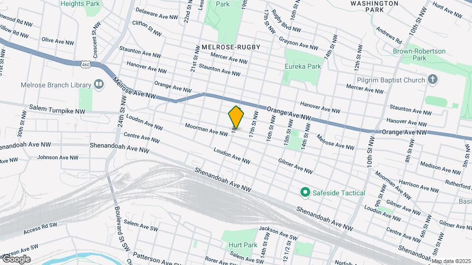 1729 Moorman Ave NW Map and Location Details