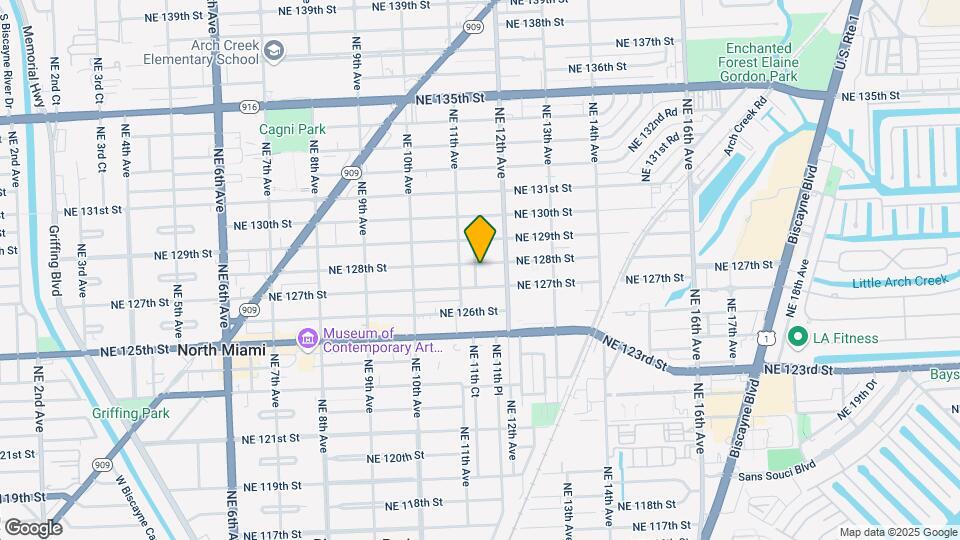 1124 NE 128th St Map and Location Details