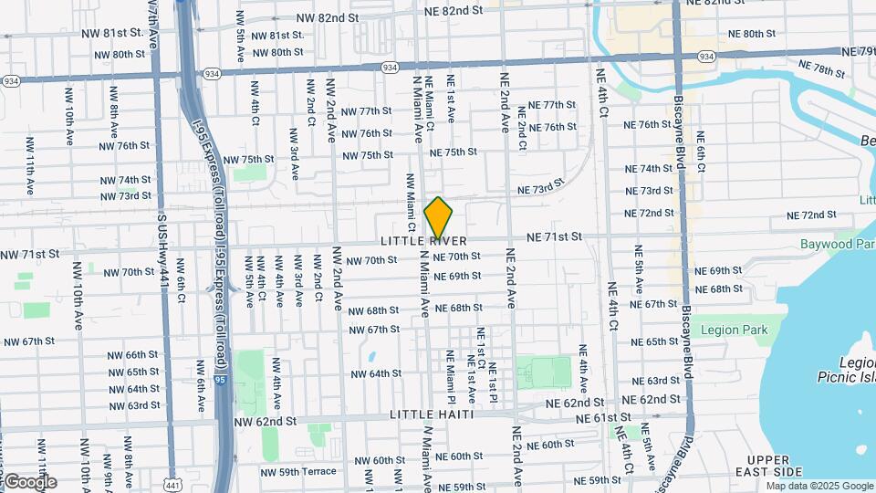 30 NE 71st St Map and Location Details