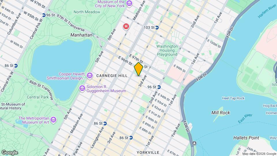 176 E 95th St Map and Location Details