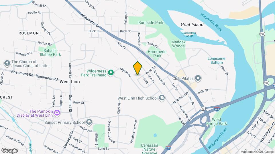 2145 Webb St Map and Location Details