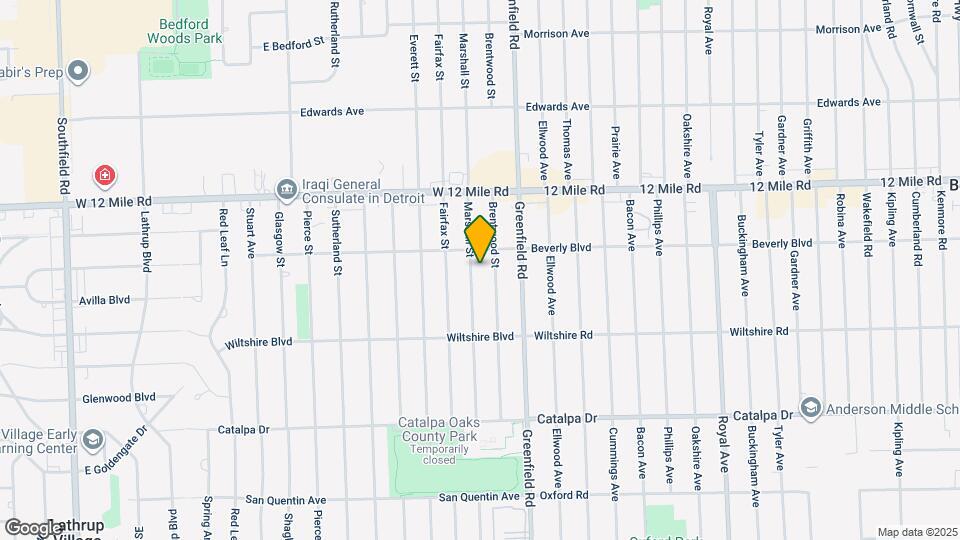28554 Marshall St Map and Location Details