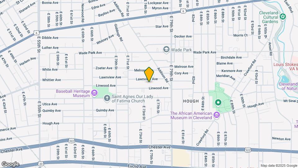 7417-7419 Linwood Ave Map and Location Details