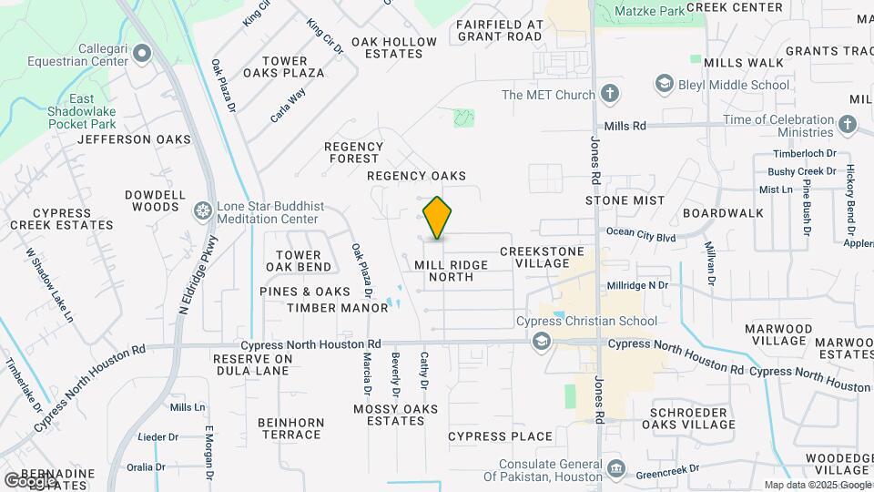 12523 Mill Ridge Dr Map and Location Details