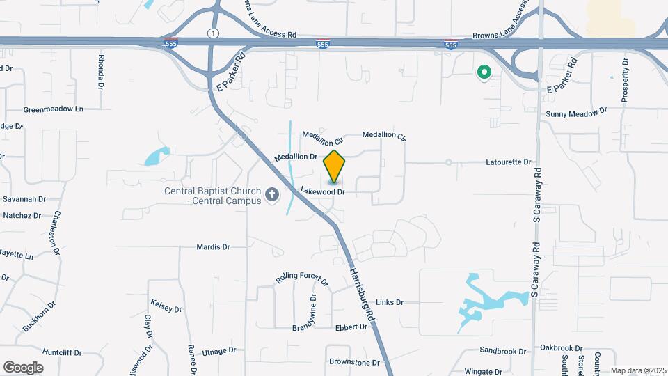1304 Lakewood Dr Map and Location Details