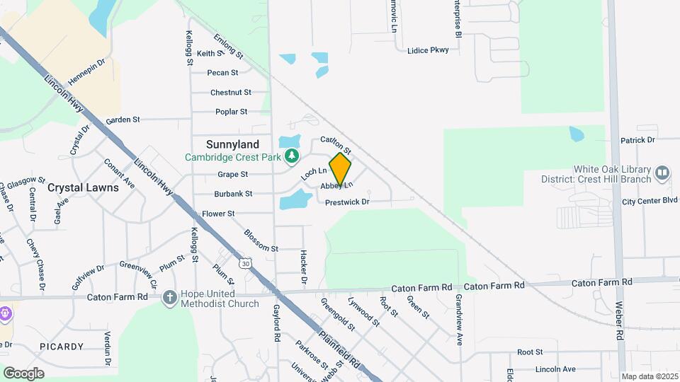 21439 Abbey Ln Map and Location Details
