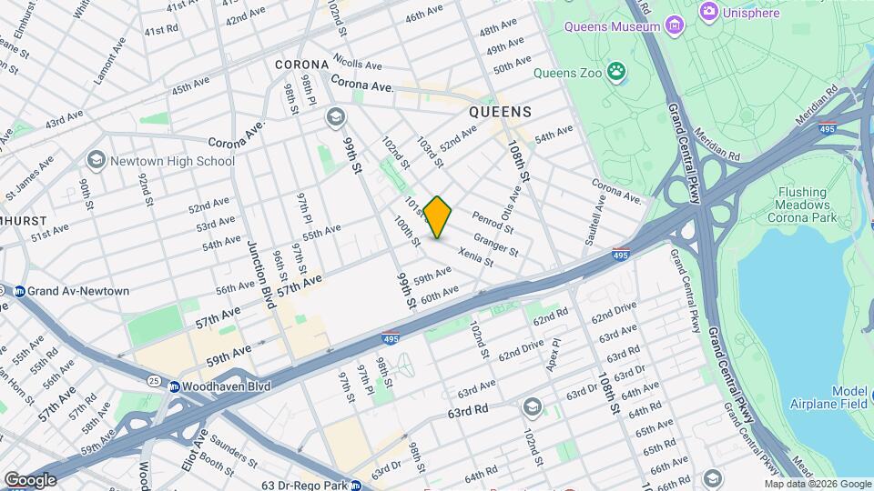 57-14 Xenia St Map and Location Details