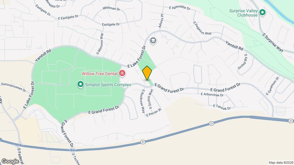 6046 S Rock Rose Pl Map and Location Details